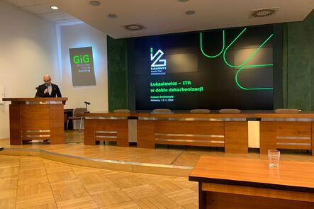 Łukasz Grotkowski na seminarium GIG w Katowicach